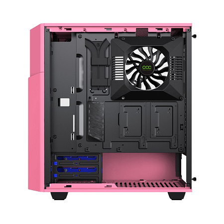 Case ATX GAMEMAX Contac COC, w/o PSU, 0.8mm, 1x120 & 1x140mm ARGB fans, ARGB+PWM Hub, Front Mesh, TG