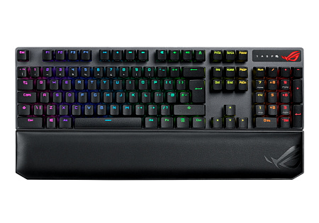 Клавиатура ASUS ROG Strix Scope NX Wireless Deluxe, Беспроводное, Чёрный