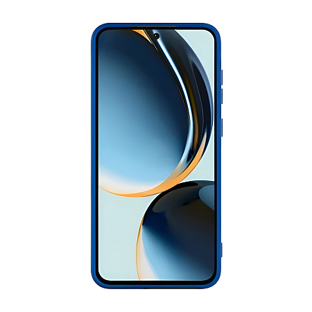 WOO Case Liquid Silicone Samsung A57 5G, Blue