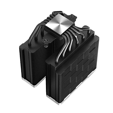 AC Deepcool "AK620 ZERO DARK" (≤28 dB, 500-1850RPM, 68.99 CFM, 2x120mm, 260W, 6/6mm, 1456g.)