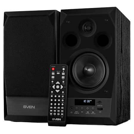 Speakers SVEN "MC-10" Black, 50w, Bluetooth, SD, USB Flash, Remote Control, FM, 3.5mm jack