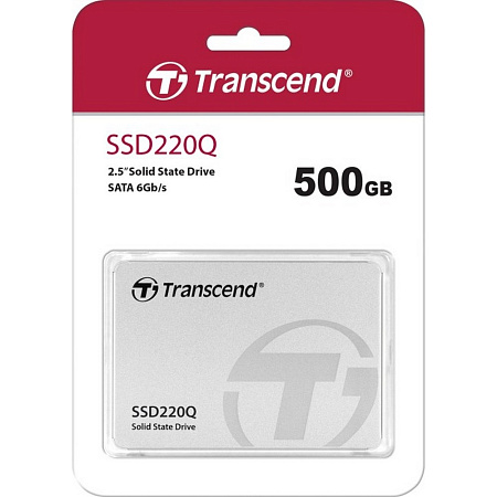 2.5" SATA SSD 1.0TB   Transcend "SSD220Q" [R/W:550/500MB/s, 57K/79K IOPS, SM2259XT, 3D-NAND QLC]