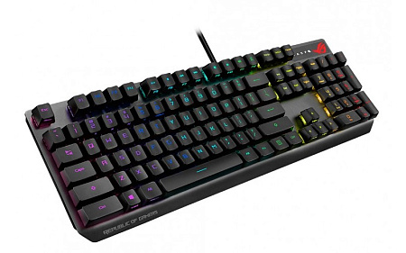 Gaming Keyboard Asus Strix Scope RX, Mechanical, RX Red Optica SW, RGB, PBT, IP57, USB Passthrough, 
