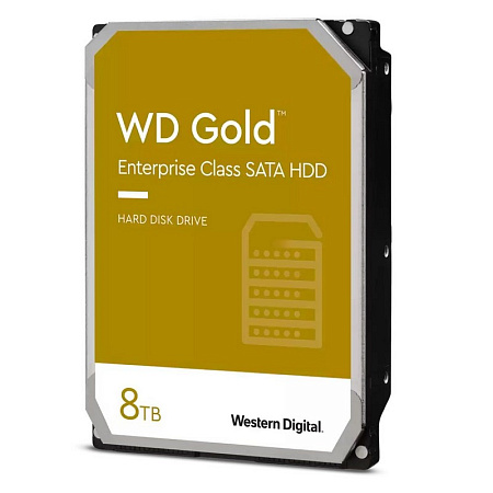 3.5" HDD 8.0TB-SATA-256MB Western Digital "Gold (WD8004FRYZ)", Enterprise, CMR 3.5" HDD 8.0TB-SATA-256MB Western Digital "Gold (WD8004FRYZ)", Enterprise, CMR