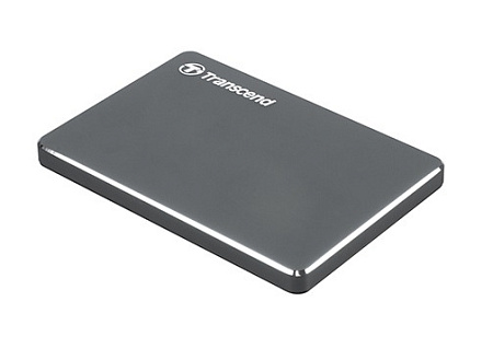 Внешний портативный жесткий диск Transcend StoreJet 25C3, 1 ТБ, Iron Gray (TS1TSJ25C3N)