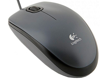 Mouse Logitech M90, 1000 dpi, 3 buttons, Ambidextrous, 90g., 1,8m, USB, Black