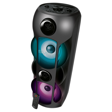 Partybox SVEN "PS-720" 80w, Black, Bluetooth, TWS, Bluetooth, FM, USB, microSD, 2x4400mA*h