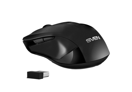 Wireless Keyboard & Mouse SVEN KB-C3400W, Multimedia, Splash proof, 1600 dpi, 6 buttons, Ambidextrou