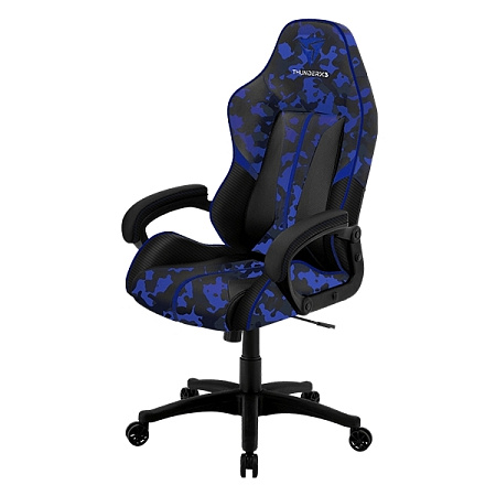 Gaming Chair ThunderX3 BC1 Camo Camo/Blue, User max load up to 150kg / height 165-180cm
