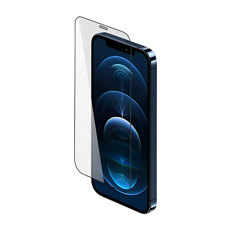 Helmet Diamond Glass 5D iPhone 12/12 Pro, Black Helmet Diamond Glass 5D iPhone 12/12 Pro, Black