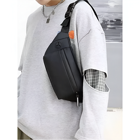Helmet Waist Bag YQM, Black Helmet Waist Bag YQM, Black