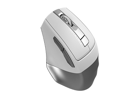 Wireless Mouse A4Tech FB35, 1200-2000 dpi, 6 buttons, 96g, Ergonomic, Programmable, 1xAA, BT+2.4Ghz,