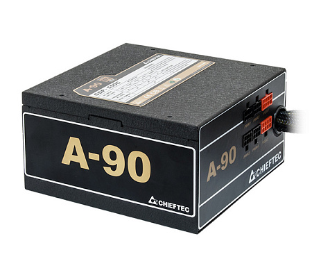 Power Supply ATX 650W Chieftec A-90 GDP-650C, 90+, 140mm, Active PFC, Semi-modular, Black
