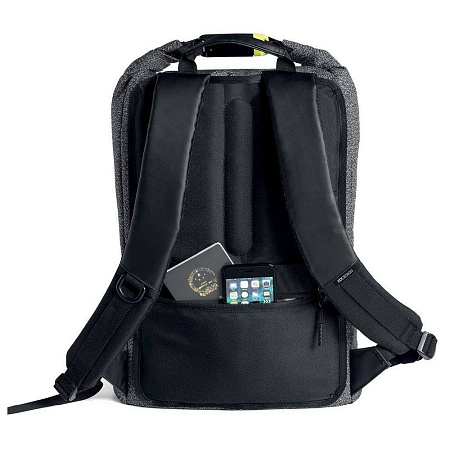 Backpack Bobby Urban, anti-theft, P705.642 for Laptop 15.6" & City Bags, Grey 