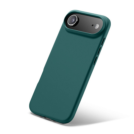 WOO Case Liquid Silicone iPhone 17 Air, Green WOO Case Liquid Silicone iPhone 17 Air, Green