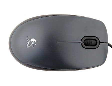 Mouse Logitech M90, 1000 dpi, 3 buttons, Ambidextrous, 90g., 1,8m, USB, Black
