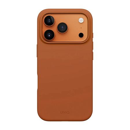 Uniq Case for iPhone 17 Pro (2025) 6.3 Hybrid Magclick Lino, Sunset Orange