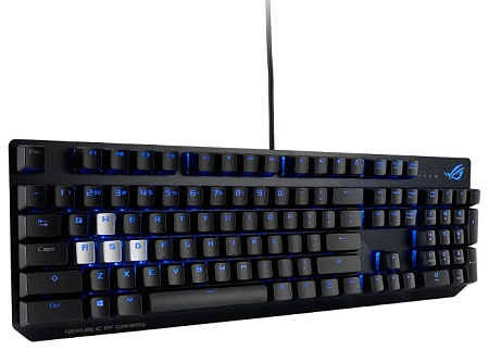 Gaming Keyboard Asus Strix Scope RX, Mechanical, RX Red Optica SW, RGB, PBT, IP57, USB Passthrough, 