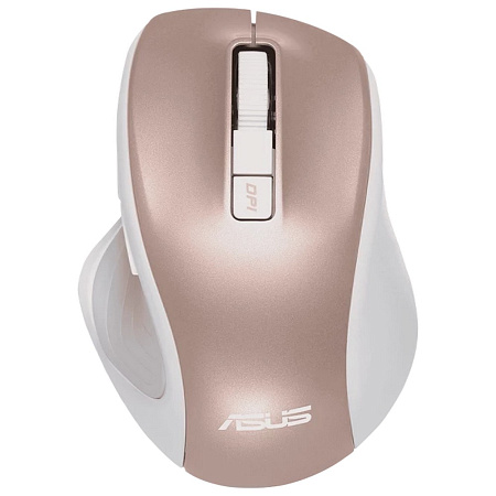 Wireless Mouse Asus MW202, 800-4000 dpi, 6 buttons, Ergonomic, 80g, Silent, 1xAA, Rose Gold Wireless Mouse Asus MW202, 800-4000 dpi, 6 buttons, Ergonomic, 80g, Silent, 1xAA, Rose Gold