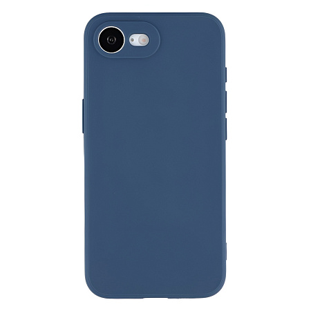 WOO Case Liquid Silicone iPhone 16E/iPhone 17E, Blue WOO Case Liquid Silicone iPhone 16E/iPhone 17E, Blue