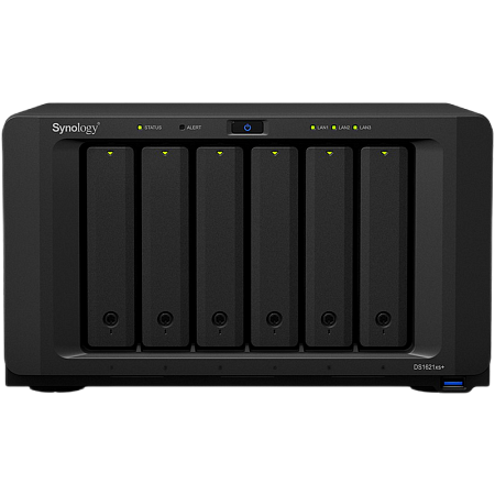 SYNOLOGY "DS1621xs+", 6-bay, Intel Xeon 4-core 2.2-2.7GHz, 8Gb*1+1Slot, 2xM.2, 1x10GbE, 2x1GbE, PCIe