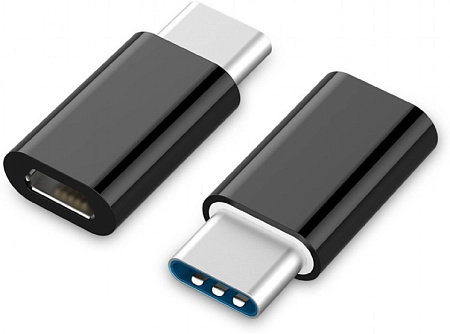 Adapter Type-C male/Micro USB female, CM/mF, Cablexpert, A-USB2-CMmF-01,usb ,micro ,iphone, 3.5, tupe-c, тюльпаны