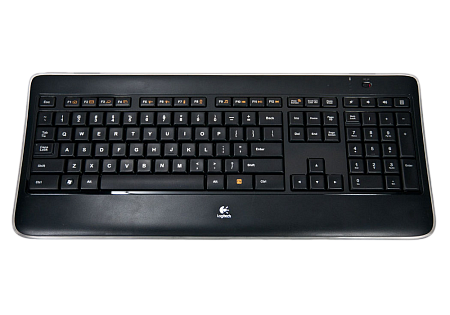 Клавиатура Logitech K800, Беспроводное, Чёрный