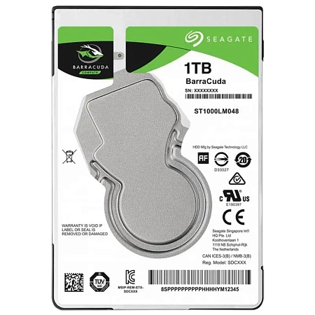 Жесткий диск Seagate ST1000LM048, 2.5", 1 ТБ <ST1000LM048> Жесткий диск Seagate ST1000LM048, 2.5", 1 ТБ <ST1000LM048>