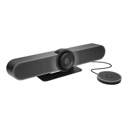 Микрофон для камеры Logitech MEETUP Expansion Mics, Беспроводной, Чёрный