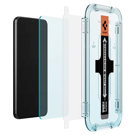Spigen Samsung S22+, EZ FIT, 2pcs, Tempered Glass
