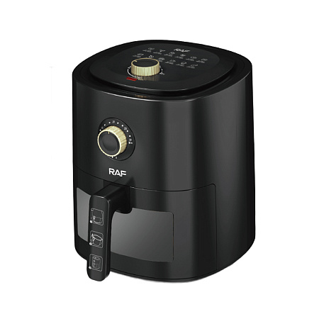 Raf Air Fryer R.5332B, Transparent Window, 4L,1300W, Black Raf Air Fryer R.5332B, Transparent Window, 4L,1300W, Black