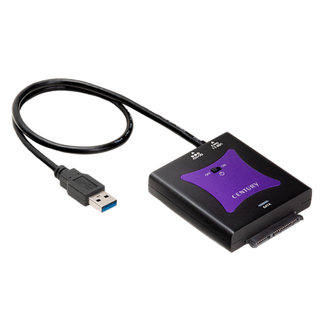 3.5" / 2.5"  to USB3.1 Gen2  Adapter for SATA HDD/SSD, Century "CRASU31", PSU