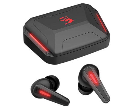 Gaming Wireless Earphones Bloody M70, 6 mm driver, 16 Ohm, 99db, 9g/47g, 60/400 mAh, 6h+18h, ENC, In