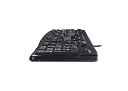 Keyboard Logitech K120 OEM, Thin profile, Quiet typing, Spill-resistant, 1.5m, USB, EN/RU, Black Keyboard Logitech K120 OEM, Thin profile, Quiet typing, Spill-resistant, 1.5m, USB, EN/RU, Black