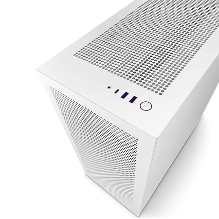 Case ATX NZXT H7 Flow, 2x120mm, Mesh Front, Tempered Glass, Dust Filter, 2xUSB 3.2, 1xUSB-C, 2x3.5",