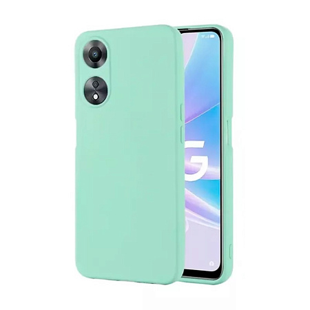 Helmet Case Liquid Silicone Oppo A78 4G, Green