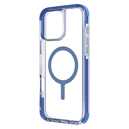 Uniq Case Hybrid Combat for iPhone 16, Pearl Blue