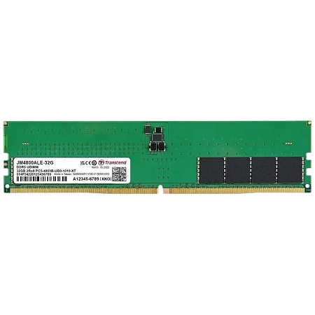 Оперативная память Transcend JetRam, DDR5 SDRAM, 4800 МГц, 32 Гб, JM4800ALE-32G,процессоры ,оперативная память, ssd, M2, hdd, кейсы