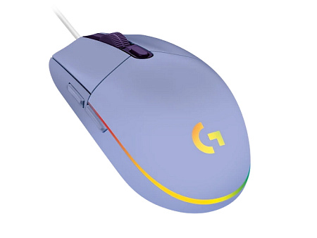 Gaming Mouse Logitech G203 Lightsync, 200-8000 dpi, 6 buttons, 85g, 1000Hz, Ambidextrous, Onboard me