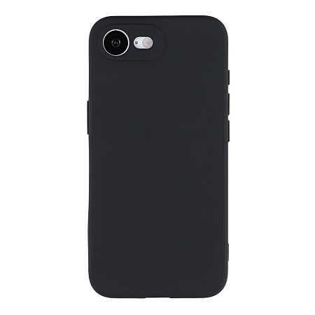 WOO Case Liquid Silicone iPhone 16E/iPhone 17E, Black WOO Case Liquid Silicone iPhone 16E/iPhone 17E, Black