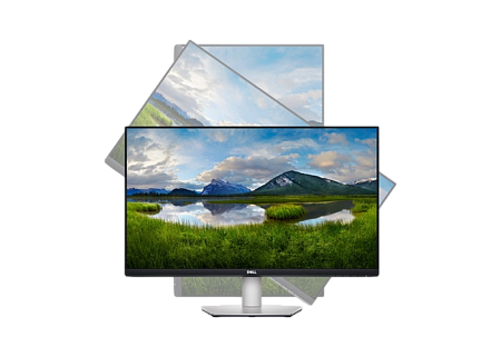 27" DELL S2721QSA, Silver, IPS, 3840x2160, 60Hz, 4ms, 350cd, DCR1000:1, HDMI+DP