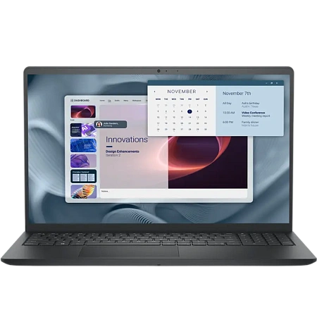Ноутбук для бизнеса 15,6" DELL Pro 15 Essential PV15255, Carbon Black, AMD Ryzen 5 7520U, 8Гб/512Гб, Linux Ubuntu