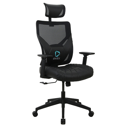 Gaming Chair ONEX-GE300-B Black, User max load up to 120kg / height 160-180cm