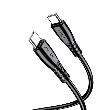 Jokade Cable Type-C to Type-C 100W 1M JA043, Black