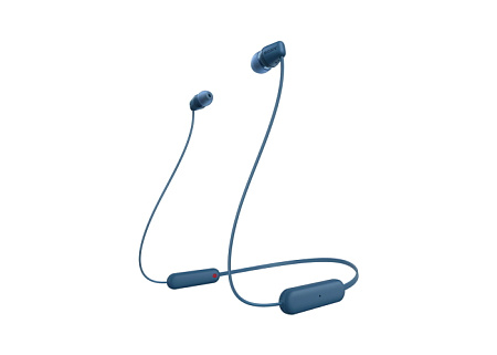 Bluetooth Earphones SONY WI-C100, Blue Bluetooth Earphones SONY WI-C100, Blue