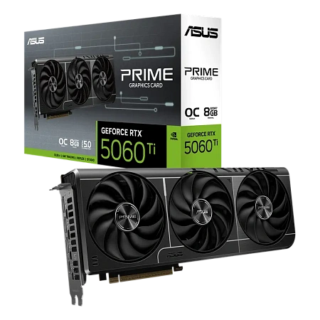 Видеокарта ASUS PRIME-RTX5060TI-O8G, 8GB GDDR7 128бит,процессоры ,оперативная память, ssd, M2, hdd, кейсы