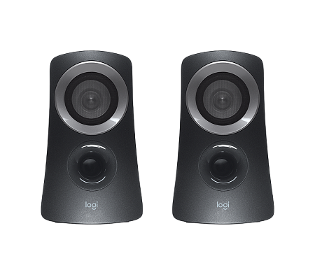 Speakers Logitech Z313, 2.1/25W RMS, Wired RC, Black