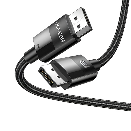 UGREEN Cable DisplayPort 1.4 to DisplayPort 1.4 8K 60Hz, 1.5m DP114, Black UGREEN Cable DisplayPort 1.4 to DisplayPort 1.4 8K 60Hz, 1.5m DP114, Black