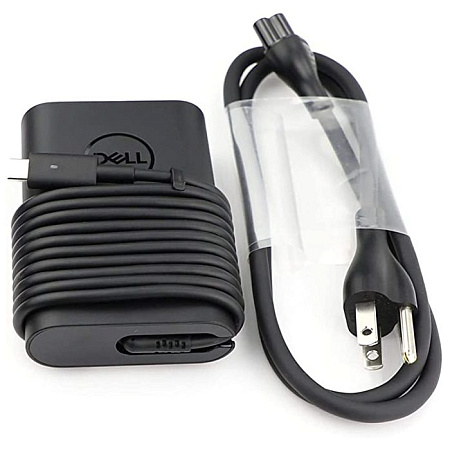 DELL  AC Adapter - Type-C 65W, Kit for Laptops with 1m power cord included.(450-AGOB)