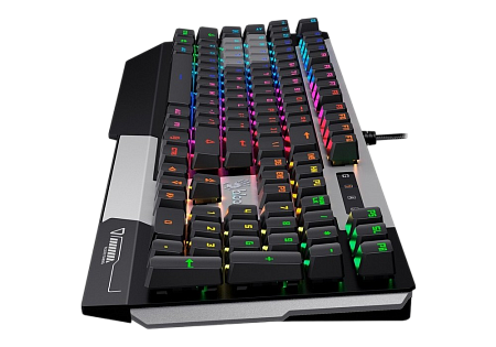 Gaming Keyboard Bloody B865R, Mechanical, Optical Linear SW, 8 ABS Keycaps, Fn keys, Spill-Resistant Gaming Keyboard Bloody B865R, Mechanical, Optical Linear SW, 8 ABS Keycaps, Fn keys, Spill-Resistant